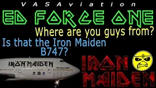 [FUNNY ATC] Iron Maiden ED FORCE ONE from Denver to Los Angeles! m/