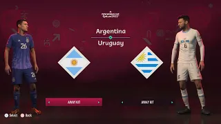 FIFA 23 | COPA MUNDIAL QATAR 2022 | ARGENTINA VS URUGUAY | 4K 60FPS | PS5