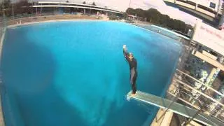 X-Diving Double frontflip 3.5 Twist tricking gymnastic hd hero GoPro