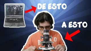 DIY MICROSCOPIO DIGITAL CASERO | FACIL CON PC DAÑADO O VIEJO