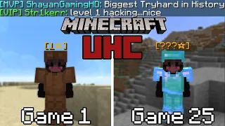 I played 25 UHC's on a new account, and this is what happened...