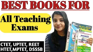 Best Books for All teaching exams / books for CTET, UPTET, HTET, MPTET #ctet #uptet CDP best book