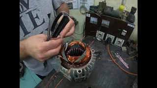 Viklovanje elektro motora - spajanje i lakiranje // 2 dio