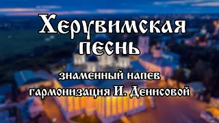 Херувимская песнь (знаменный распев, гармонизация Денисовой) | Хор Воскресенского собора г. Арзамас