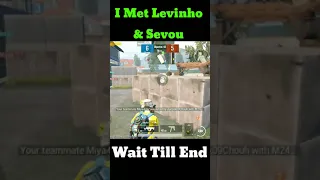 I Met Levinho And Sevou In A SAME LOBBY | PubgM #Shorts #youtubeshorts