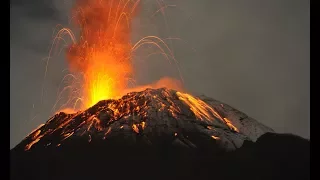 Mexico's Popocatépetl volcano erupts three times in 24 hours|  Volcano Erupts Mexico Popocatépetl