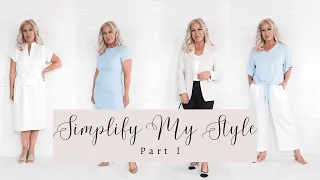 Simplify My Style Part I - Clean Lines and Simple Silhouettes