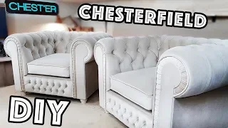 Изготовление кресла Chesterfield своими руками DIY