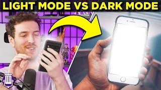 Light Mode vs. Dark Mode