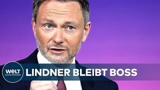 FDP: Christian Lindner als Partei-Vorsitzender mit 93 Prozent im Amt bestätigt I WELT News