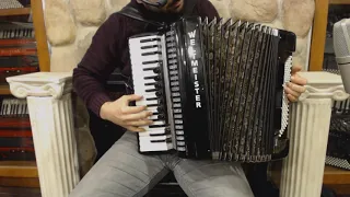 3310 - Black Weltmeister Opal Piano Accordion LMM 37 96 $1999