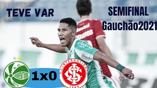 Juventude 1x0 internacional | SEMIFINAL do campeonato gaúcho 2021 | melhores momentos 02/05/2021