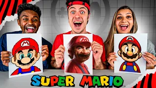 QUEM FIZER O MELHOR DESENHO DO SUPER MÁRIO, VENCE! - Desafio