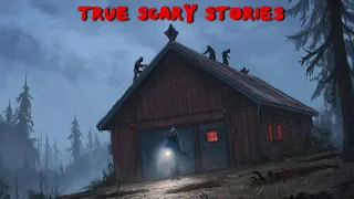 21 True Scary Stories to Keep You Up At Night (Horror Compilation W/ Rain Sounds)