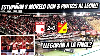 MORELO IMPARABLE  DESDE LA TRIBUNA SANTA FE vs DEP. PEREIRA (2-0) Cuadrangular Liga Betplay 2022-ll