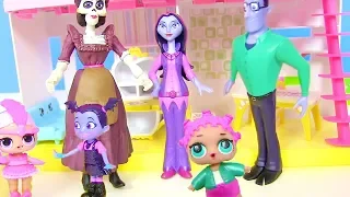 Куклы Лол Мультик! Lol Surprise от бабушки для Семейки Вампирины! Мультфильмы для детей