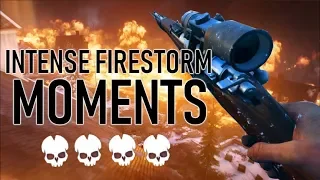 INTENSE FIRESTORM MOMENTS! | Battlefield V Firestorm Wins!