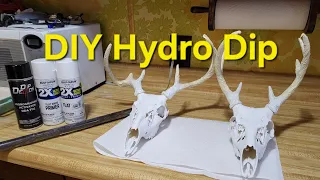 How to hydro dip your deer skull. Easy step by step process