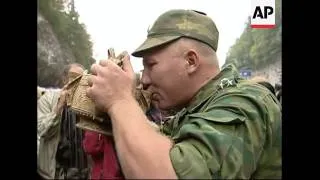 Russian troops arrive in North Ossetia after leaving Georgia