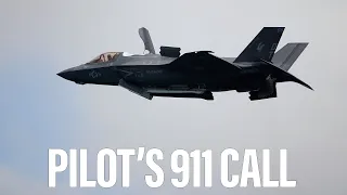 “I’m the pilot. I’m not sure where the airplane is…” - Hear 911 call from ejected F-35 pilot