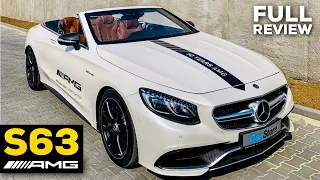 MERCEDES AMG S63 Cabriolet V8 Full Review BRUTAL Sound Exhaust Interior Exterior Infotainment