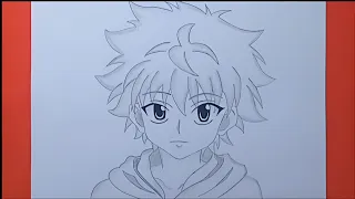 How to Easy Anime Draw. [ Hunter x Hunter Killua ] Step by Step.
