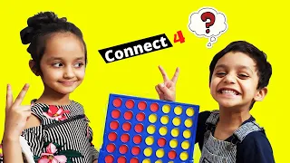 Connect 4 Game | How to play Connect Four ? Family Fun Game Night | Game Challenge!