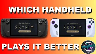 Which Handheld Plays It Better? - ASUS ROG Ally vs. Steam Deck - Skyrim