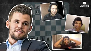 Magnus Carlsen & Abhishek Upmanyu vs Vidit Gujrathi & Samay Raina | Hand & Brain