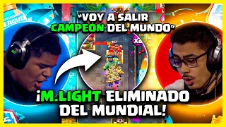 HISTÓRICO: EL MEJOR JUGADOR DEL MUNDO ELIMINADO del MUNDIAL de Clash Royale 2023: M.Light vs Adriel