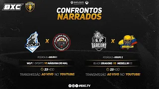 LIGA BXC | 8ª RODADA | GP1: WLF E-SPORTS X MÁQUINA DO MAL | GP2: BLACK DRAGONS X MEDELLÍN ES