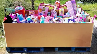 Biggest pallet box full of toys and dolls