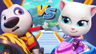 Talking Tom Jetski 2 Angela vs Hank  ALL Racing Jetski all Chest all worlds Gameplay