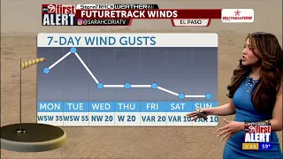 ABC-7 First Alert: Windy dusty Monday; High wind advisory Tuesday