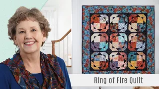 How to Make a Ring of Fire Quilt - Free Quilting Tutorial