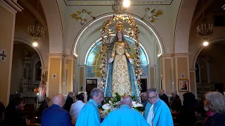 VASTO - Festa dell'Incoronata: la statua della Madonna viene portata in cattedrale