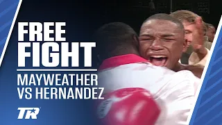 Floyd Mayweather Wins 1st Title | Floyd Mayweather vs Genaro Hernandez | ON THIS DAY FREE FIGHT