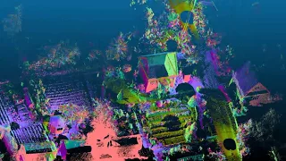 Animation of 3d point cloud (captured by DIY lidar)