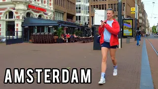 🇳🇱 Walking in Amsterdam Summer City 4K Weekend Netherlands Walk 2023