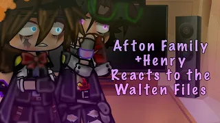 Afton Family Reacts to The Walten Files//Pt:1//Walten files//