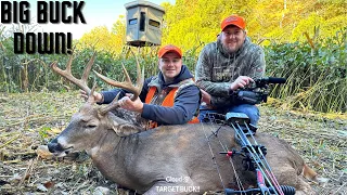 Kentucky Deer Hunting 2022! Big Buck DOWN! - Bow Hunting! Tracking w/ a DOG!