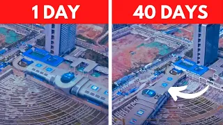 EXTREME Engineering, How Building WALKS in China, How China Rotate Bus Terminal and Bridges