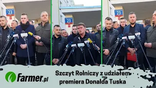 Szczyt Rolniczy z udziałem premiera Donalda Tuska | 9.03.24r. | Farmer.pl