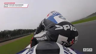 2019 Round 11 Donington Park - ONBOARD ALERT - Bennetts BSB Free Practice 1