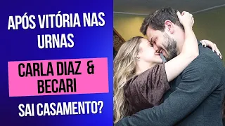 CARLA DIAZ & BECARI - Após a vitória nas urnas sai casamento?#carladiaz #arthurpicoli #felipebecari