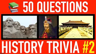 HISTORY TRIVIA QUIZ #2 - 50 World History Trivia Quiz Questions and Answers | Pub Quiz