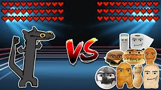 Giant Toothless vs 10 Gegagedigedagedago! Meme battle