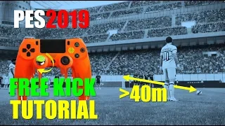 PES2019 Tutorial - Long Range Free Kick