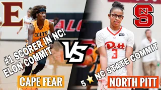 5 ⭐️ Zamareya Jones vs #1 Scorer in NC Jayda Angel! Cape Fear vs North Pitt at SC MLK Invitational!