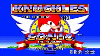 Knuckles the Echidna in Sonic the Hedgehog 2 - Longplay/Walkthrough (No Damage)
